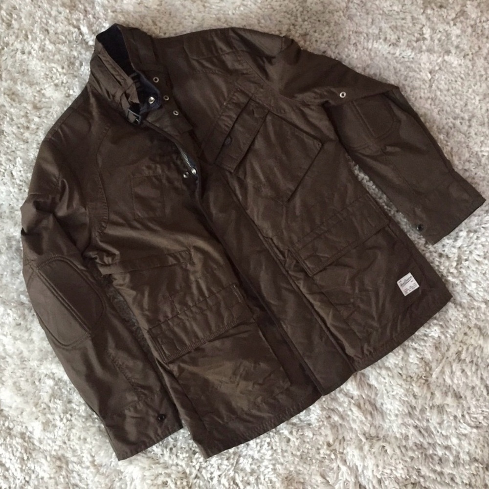 G Star Sandhurst Jacket Brown Large 70’s Nylon